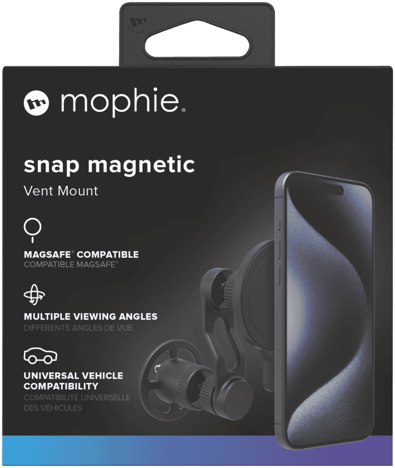 Mophie Snap magnetic car vent mount with extension arm (Non Wireless)