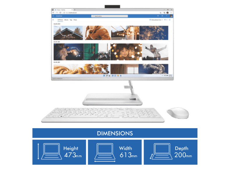 Lenovo IdeaCentre 3 27" i3 8GB 512GB AIO