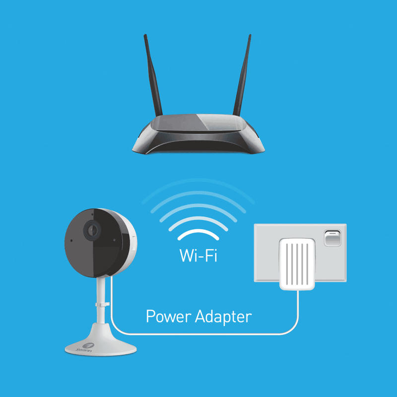 Swann 2K Indoor Powered WiFi Camera