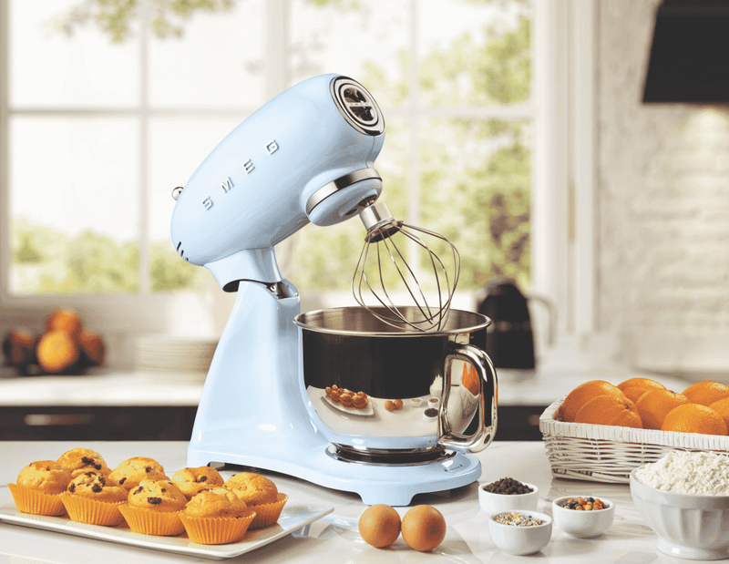 Smeg 50's Style Stand Mixer Pastel Blue