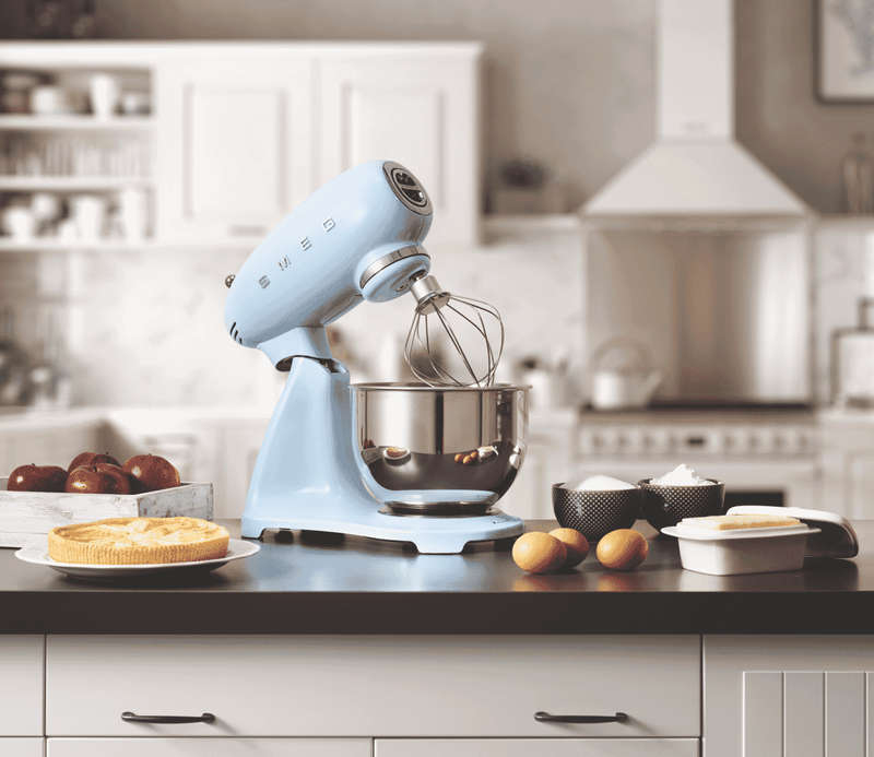Smeg 50's Style Stand Mixer Pastel Blue