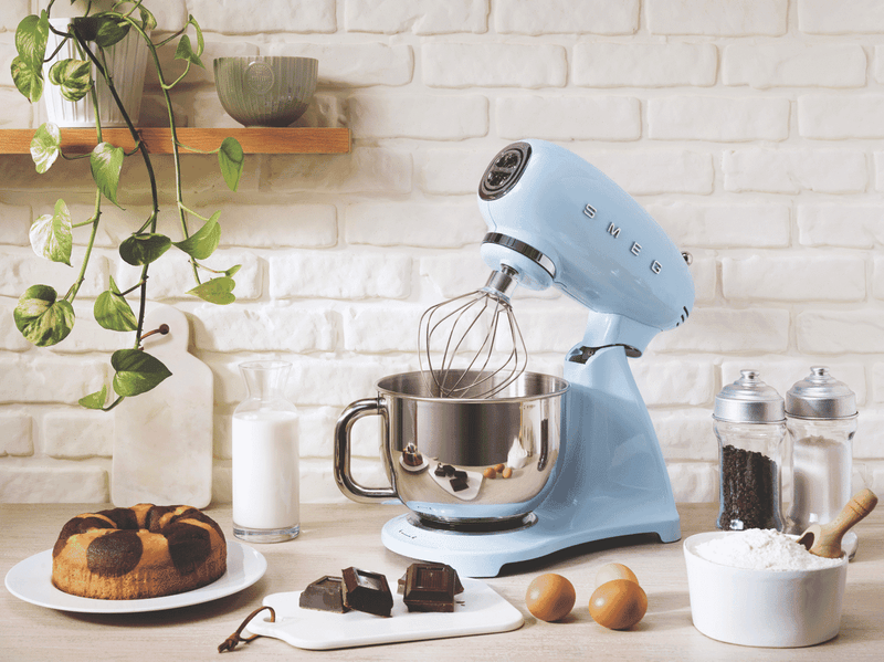 Smeg 50's Style Stand Mixer Pastel Blue
