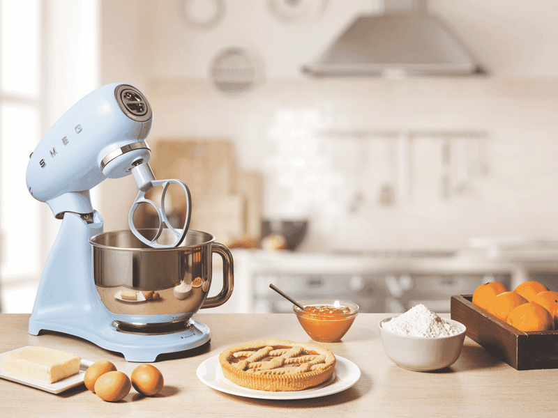 Smeg 50's Style Stand Mixer Pastel Blue