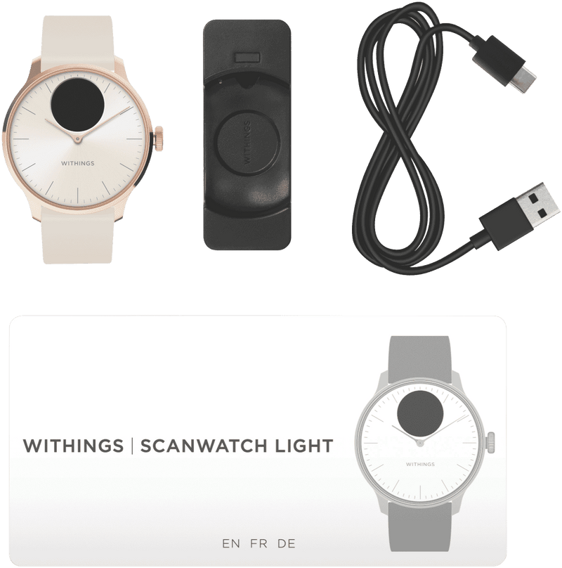 Withings Scanwatch Light 37mm - Rose Gold