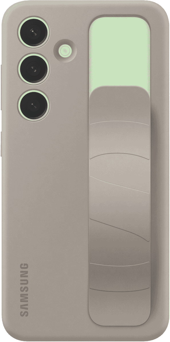 Samsung Galaxy S24 Standing Grip Case Taupe