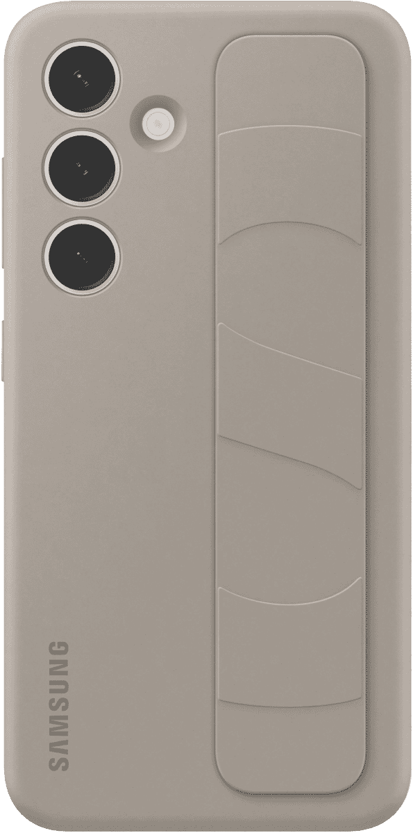 Samsung Galaxy S24 Standing Grip Case Taupe