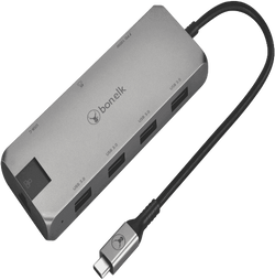 Bonelk Long-Life USB-C to 8in1 Multiport Hub (Space Grey)