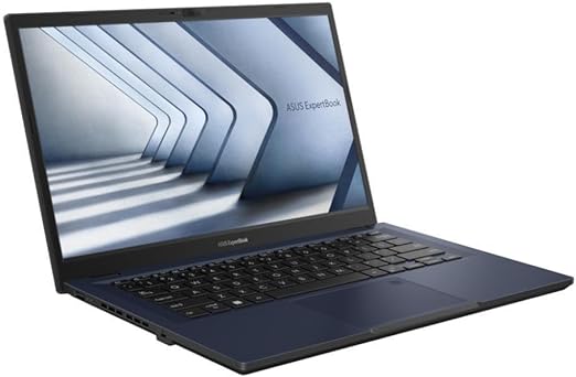 ASUS NOTEBOOK Expertbook B1 14' FHD Intel i7-1255U 16GB 256GB Windows 11 PRO Intel Iris Xe Graphics Thunderbolt FingerPrint Backlit IR Cam WIFI6 TPM 1.4kg 1yr
