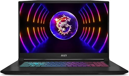 MSI Katana 17 B12UDXK-495AU 17.3-Inch 12th Intel i5-12450H NVIDIA RTX 3050 8GB DDR5 Ram 512GB SSD Gaming Laptop, Black