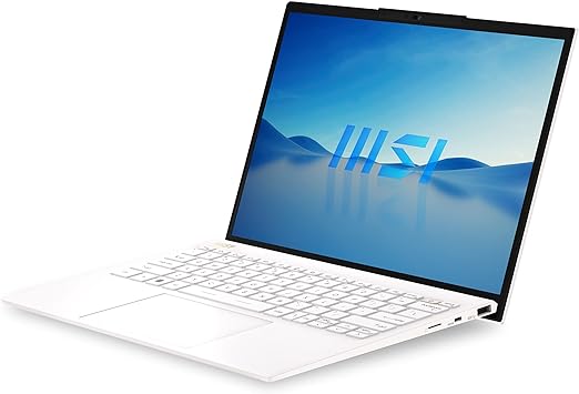 MSI Prestige 13Evo A12M-206AU 13.3-Inch Intel i7-1280P Iris Xe Graphics 16GB LPDDR5 RAM 1TB SSD Business and Productivity Laptop, Pure White - Layaway AU