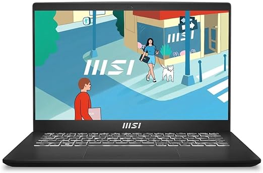 MSI Laptop Modern 14 C12M-215AU 14" Intel i5 16GB RAM 512GB SSD Win 11 - Layaway AU