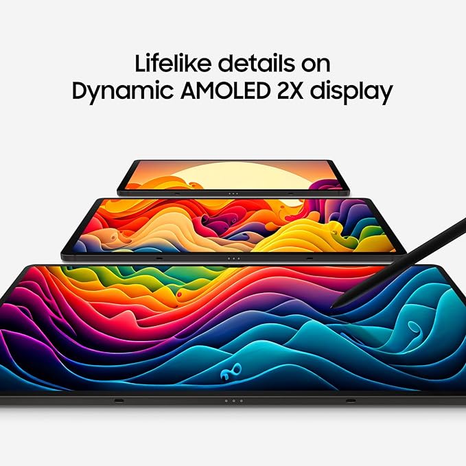 Samsung Galaxy Tab S9+ Wi-Fi Tablet 256GB, Dynamic AMOLED 2X Display, S Pen included, Water and Dust resistance, Graphite