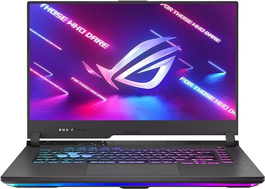 ASUS ROG Strix G15 Laptop, 15.6-inch, Windows 11 Home, AMD Ryzen 7 6800/HS Mobile Processor, 512GB SSD, 16GB RAM, NVIDIA GeForce RTX 3050 Graphics, Eclipse Gray, G513RC-HN092W