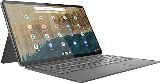 Lenovo IdeaPad Duet 5 Chromebook, Snapdragon 7c Gen 2, 4GB RAM, 128GB eMMC, 13.3 Inch FHD, Detachable Keyboard, Chrome OS, Storm Grey, 82QS000BAU