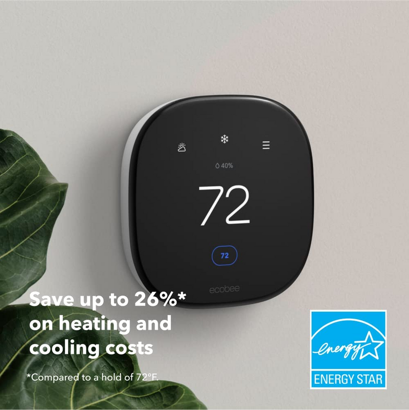 Ecobee Smart Thermostat Enhanced Compatible with Alexa 2022 Edition